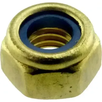 Matice Matice samojistná DIN 985 mosaz M4