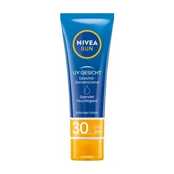 Opalování NIVEA SUN Uv pleťový Basic péče OF 30 Opalovací krém