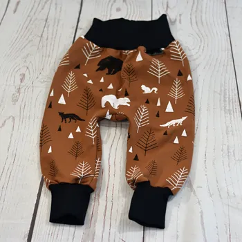 Yháček Rostoucí tepláčky Yháček, Lesní zvěř na karamelové Velikost: 68