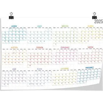 Kalendář Nástěnná mapa A0, barevná 2026 2026 NMP-02-A0-2026 Nižší cena pro více kusů!