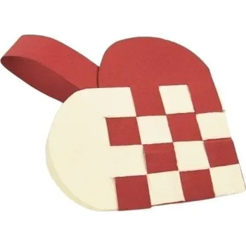 Kancelářská technika Sizzix 662160 Řezací šablona Tkané srdce 2 ks