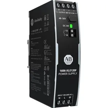 spínaný zdroj Allen Bradley Spínaný Napájecí zdroj na lištu DIN, výstup: 48V dc, 2.5A, vstupní: 100 → 240 V ac, 110 →
