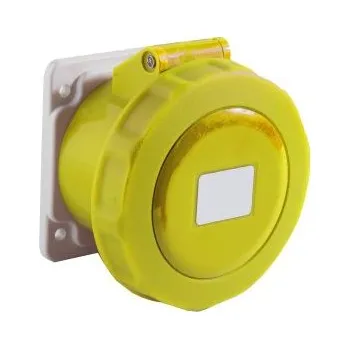 Elektrická zásuvka Straight panel socket 50/60 Hz IP67 2P plus T