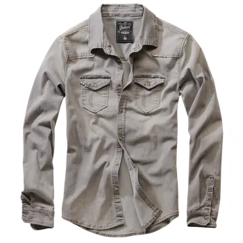 Pánská móda Brandit Riley šedá L