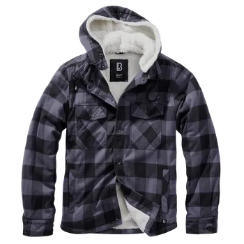 Lumberjacket bunda Brandit černá/šedá - Akce Velikost: 2XL