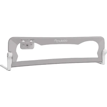 Dětská zábrana Nukido 722900 Ochranná zábrana k posteli 200 cm, šedá