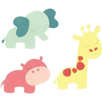 Kancelářská technika Sizzix 663598 Řezací šablona Zvířata z džungle