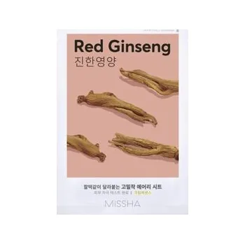 Pleťová kosmetika MISSHA Airy Fit Sheet Mask Red Ginseng Ručníková maska