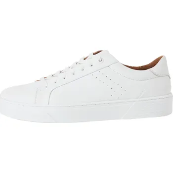 Pánské polobotky Pánské bílé kožené tenisky Marco Tozzi Velikost: 44