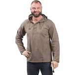 Košile Nepál / ETNO KURTA s kapucí hnědo-béžová XL
