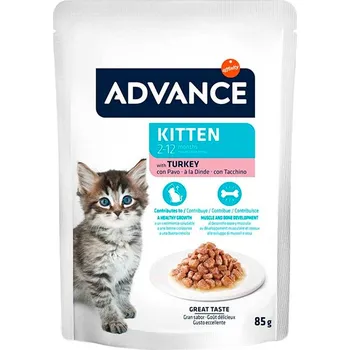Krmivo pro kočku Kapsička ADVANCE Kitten krůtí 85 g