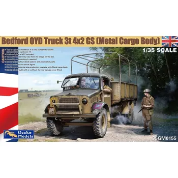 Plastikový model Gecko Models 1/35 Bedford OYD Truck 3t 4x2 GS (Metal Cargo Body)