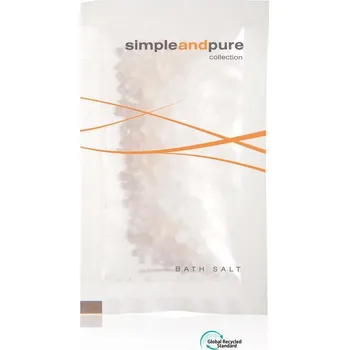 Kosmetická sada Koupelová sůl v sáčku, 10 g, Simple and Pure, 125ks