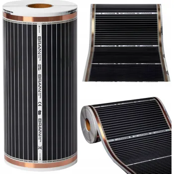 Topná rohož Topná Fólie Brann transparentní 220W/m2, šířka 50 cm