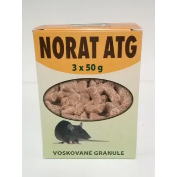 Hubení hlodavce Norat ATG granule pro hubení myší, potkanů a krys 3x50g