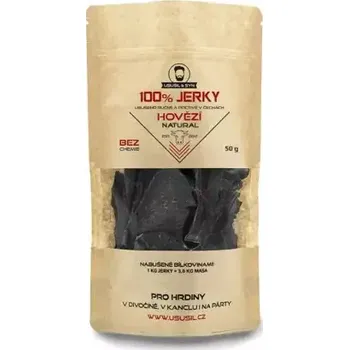 Sušené maso Usušil & syn 100% JERKY Hovězí natural 150 g