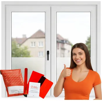 Okenní dekorace Fólie Matná Okenní Fólie Mléčná Zrcadlová 100x50cm