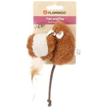 Flamingo Hračka pro kočky Myška s míčkem