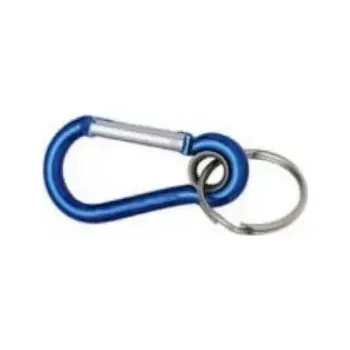 Jištění Karabina hliníková s kroužkem 60mm, mix barev (35ks)