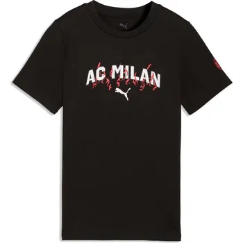 Chlapecké tričko Puma Dětské tričko AC MILAN Culture black velikost: 128