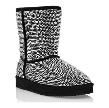 Dámská obuv PHILIPP PLEIN Kozačky 23017 Stříbrná 40