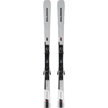 Sjezdové lyže Salomon E S/MAX 12 + MI12 GW F80 L47651800 - silver met./black/white 160