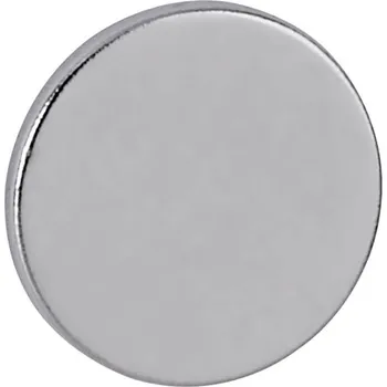 Kancelářský nábytek Maul neodymový magnet (Ø x v) 10 mm x 1 mm disk stříbrná 10 ks 6166196