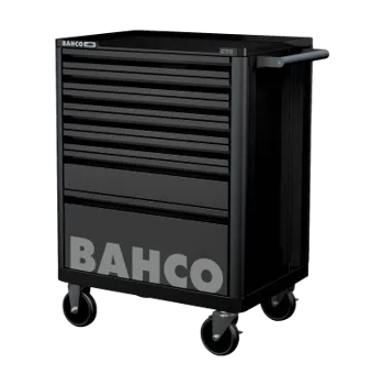 Kampaňový dílenský vozík, 26", 6 zásuvek, černý, včetně nářadí, 216 ks