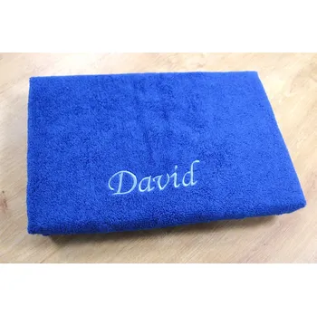 Osuška Tibex Osuška APATIT - DAVID tmavě modrá 70 x 140 cm