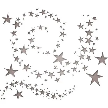 Kancelářská technika Sizzix 663095 Řezací šablona Vířící hvězdy 9 ks