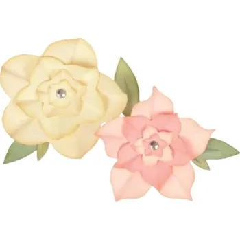 Kancelářská technika Sizzix 662636 Řezací šablona Flowers 12 ks