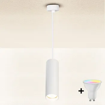 Brilagi - LED Stmívatelný lustr na lanku SELE 1xGU10/6,5W/230V bílá