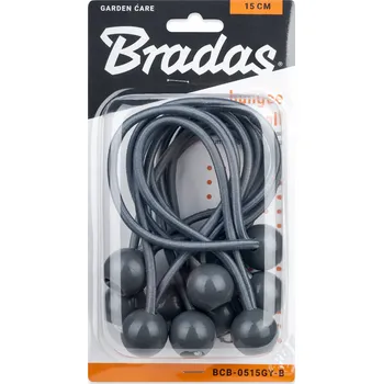 Upínací popruh Gumy upínací s kuličkou Bradas 15 cm 10 ks