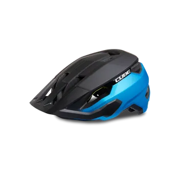 Cyklistická přilba Helma na kolo CUBE STRAY X Actionteam MIPS Topas blue Barva: Modrá, Velikost: M (52-57)