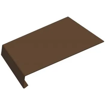 Okapnička pod fólii, délka 2 m - RAL 8004 cihlová