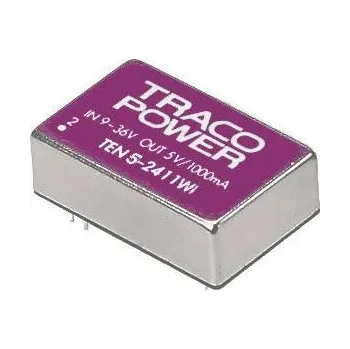 Měnič napětí TracoPower TEN 5-2422WI DC/DC měnič napětí do DPS 24 V/DC 12 V/DC, -12 V/DC 250 mA 5 W Počet výstupů: 2 x Obsah 1 ks
