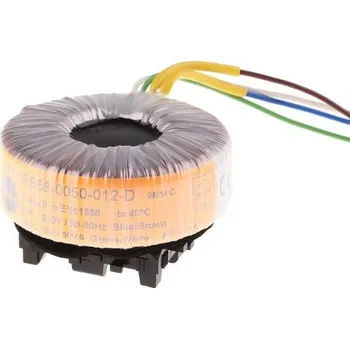 Transformátor Toroidní transformátor, počet výstupů: 1, sekundární napětí: 12V ac, Lišta DIN, 80 (Dia.) x 43mm