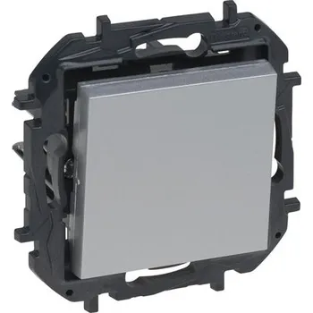 vypínač Legrand 863309 Niloé Step - Tlačítko / Ovládač přepínací (NO/NC), hliník