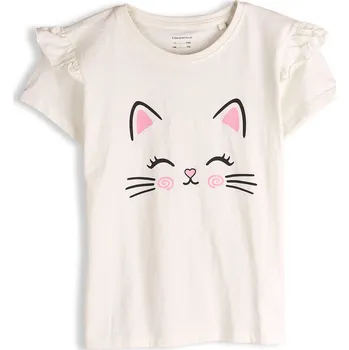 Dívčí oblečení GATE Bavlněné tričko s potiskem 7Y 426-0079/1140