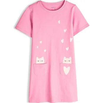 Dívčí spodní prádlo GATE Bavlněná noční košilka s kapsami 7Y 426-0386/6409