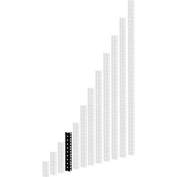 DJ technika Adam Hall 61535 B 5 upevňovací lišta 5 U