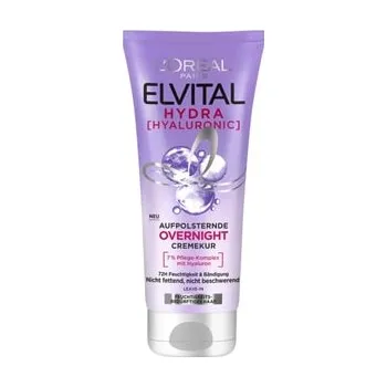 L'Oréal Paris Elvital Hydra [Hyaluronic] vyplňující Overnight krémová vlasová kúra Vlasová kúra