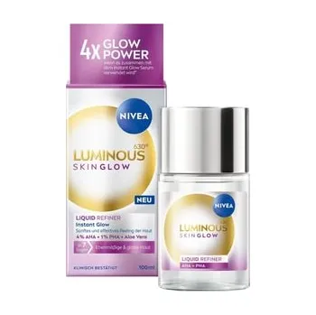 Pleťový krém NIVEA Luminous Even Glow Liquid Refiner Pleťové fluidum