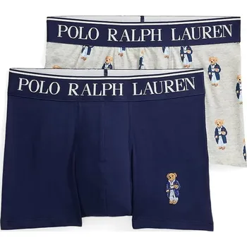 Pánské spodní prádlo Boxerky Polo Ralph Lauren 2-pack 714843425 námořnická modř 59X, vel. L