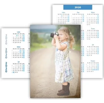 Fotokalendář Kapesní foto-kalendář na šířku s oboustrannou laminací 2026 KKN-01-03-S Nižší cena pro více kusů!