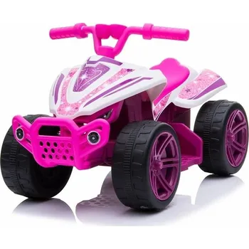 Dětské vozidlo Mamido Dětská elektrická čtyřkolka Little Monster růžová