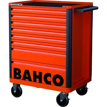 Dílenský mobilní vozík 8 zásuvek, oranžový (RAL 2009)