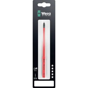 Šroubovák Wera Kraftform Kompakt VDE 62 iS PH 2 x 157 mm TIE SB pro elektrotechniky křížový výměnné bity s rukojetí PH 1