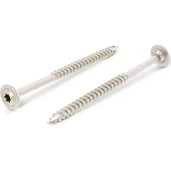 Vrut Tesařský vrut 4x80 talíř.hl. SK nerez A2 Torx