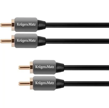 Audio kabel Kabel 2x Cinch konektor/2x Cinch konektor 1,8m KRUGER a MATZ KM0305
